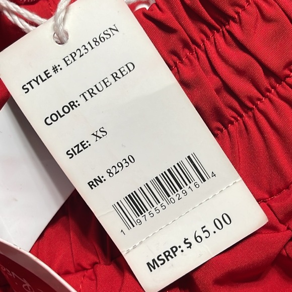 NWT Smoke Rise Red ruched pants XS - Picture 6 of 8